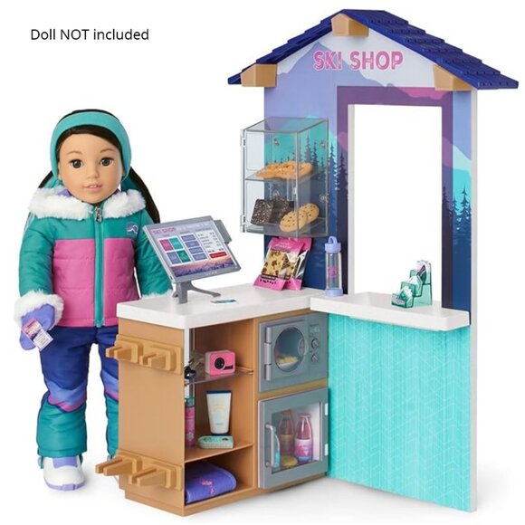American Girl Corinne Tan GOTY 2022 Ski & Snack Shop Playset - NIB - Picture 1 of 6